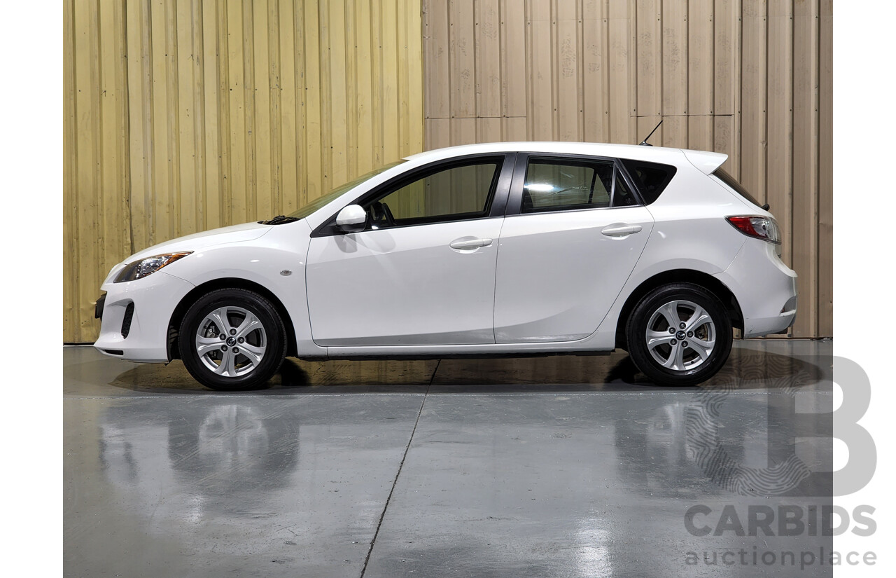 7/2013 Mazda 3 NEO BL MY13 5d Hatchback Pearl White 2.0L