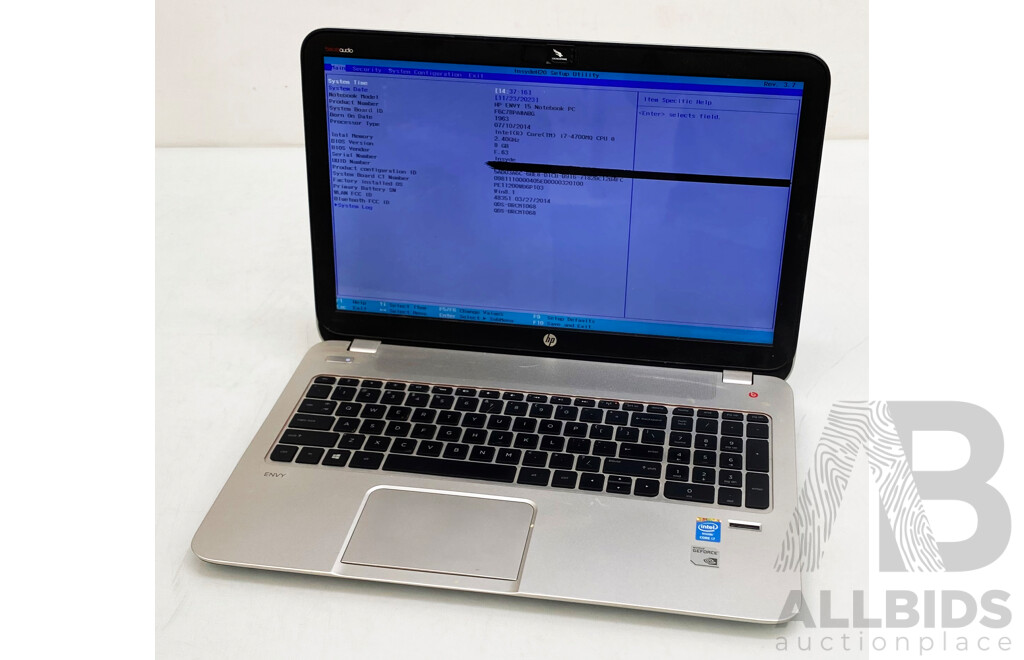 HP Envy Intel Core I7 (4700MQ) 2.40GHz-3.40GHz 4-Core CPU 15.6-Inch Laptop