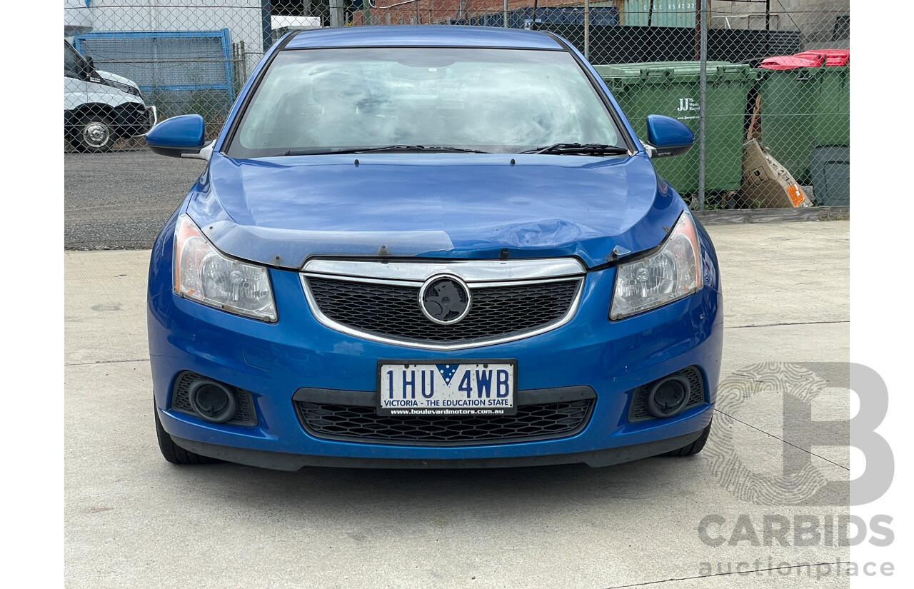 4/2011 Holden Cruze CD JG 4d Sedan Blue 1.8L