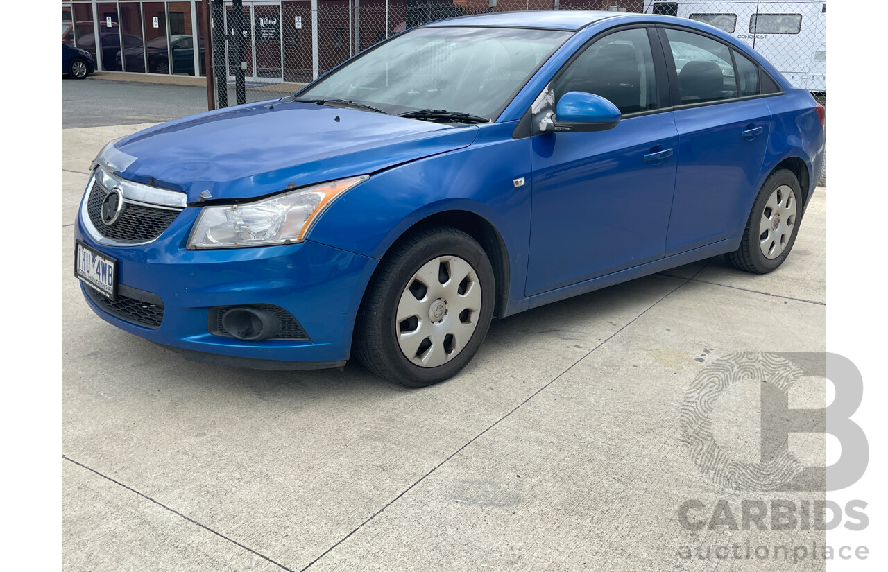 4/2011 Holden Cruze CD JG 4d Sedan Blue 1.8L