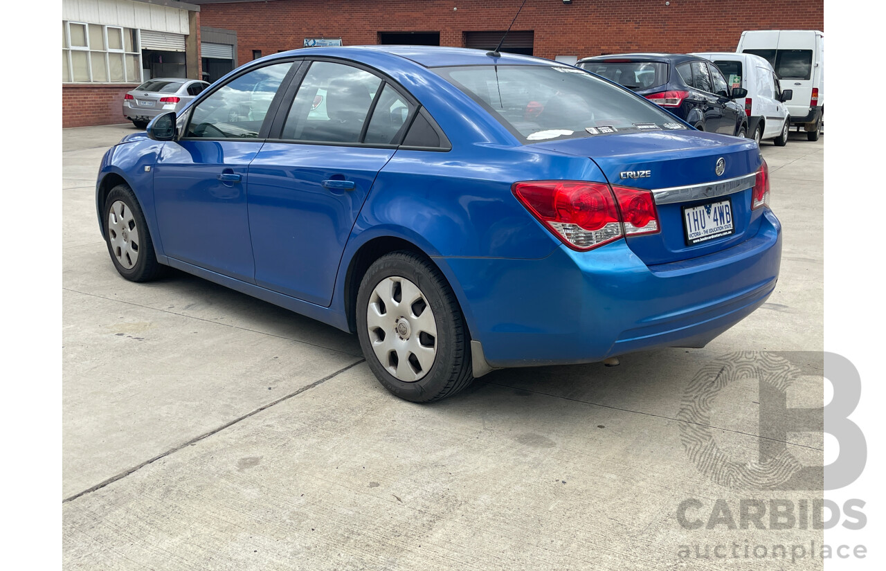 4/2011 Holden Cruze CD JG 4d Sedan Blue 1.8L