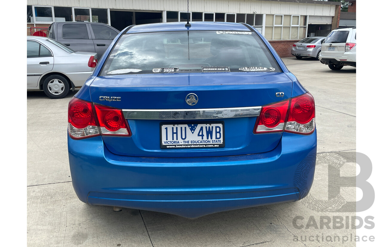 4/2011 Holden Cruze CD JG 4d Sedan Blue 1.8L