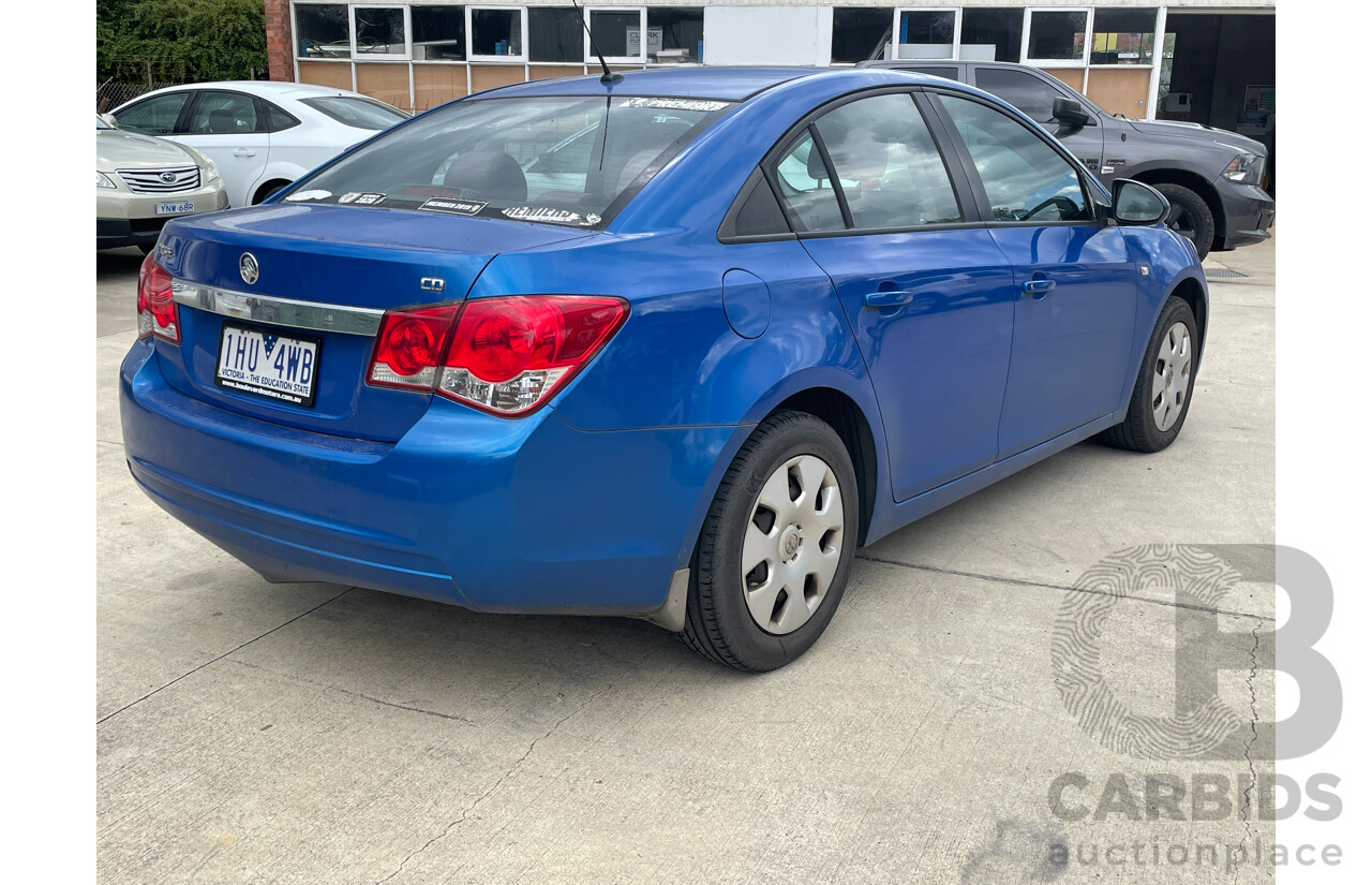 4/2011 Holden Cruze CD JG 4d Sedan Blue 1.8L