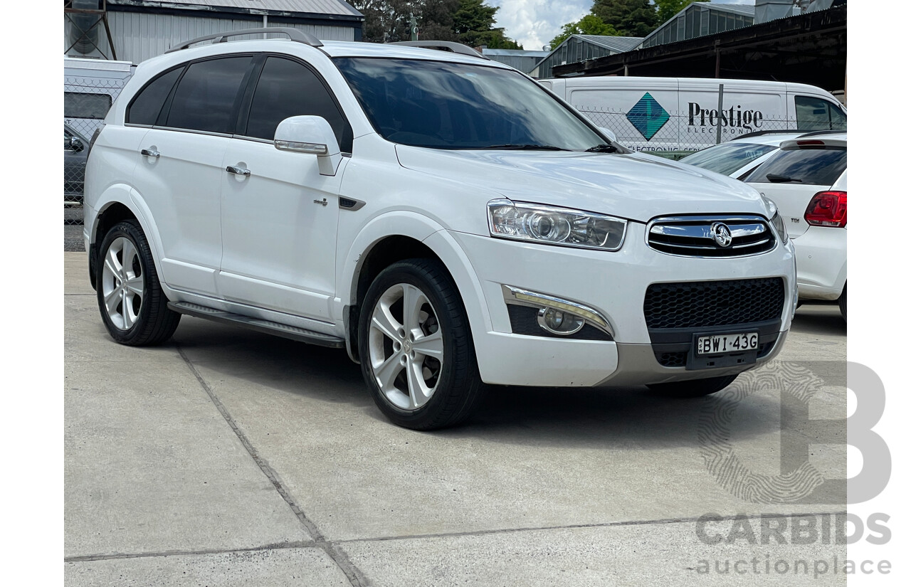 3/2011 Holden Captiva 7 LX (4x4) CG SERIES II 4d Wagon White 3.0L