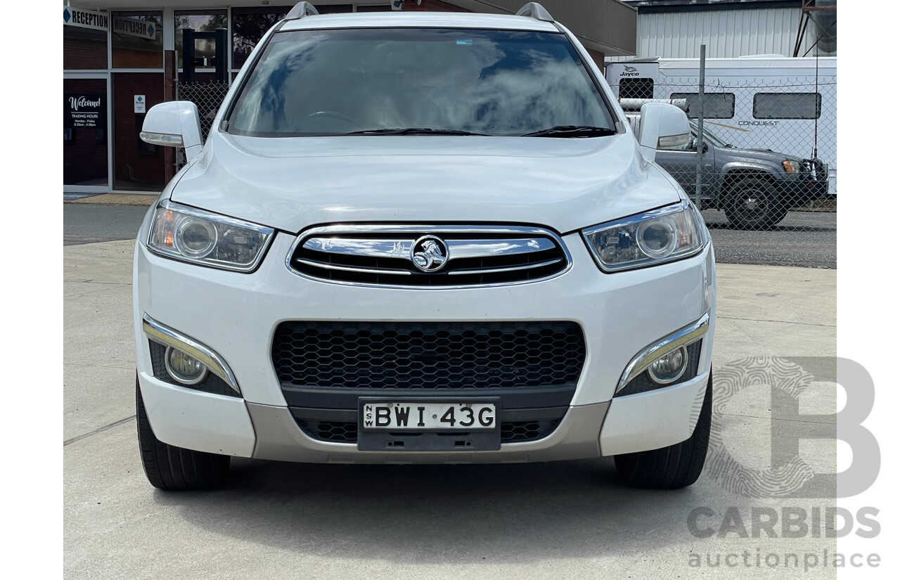 3/2011 Holden Captiva 7 LX (4x4) CG SERIES II 4d Wagon White 3.0L