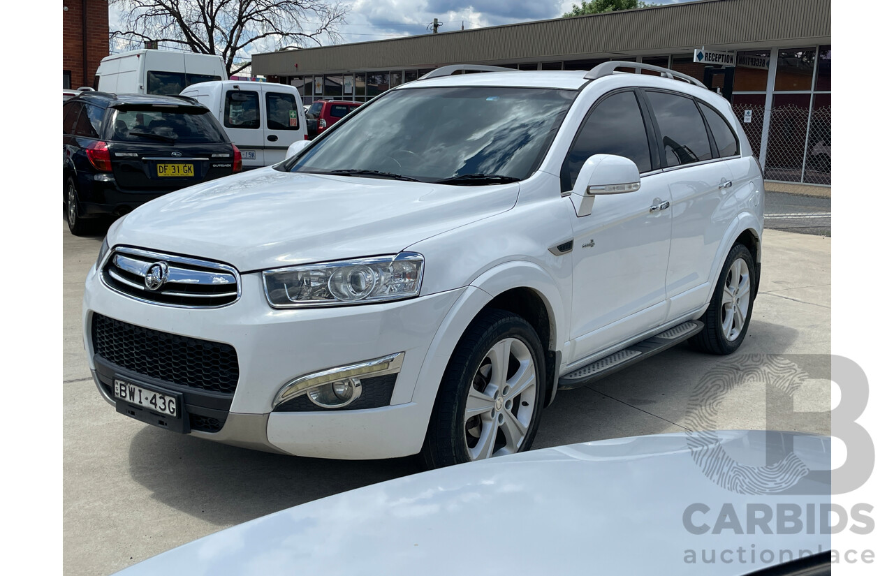 3/2011 Holden Captiva 7 LX (4x4) CG SERIES II 4d Wagon White 3.0L