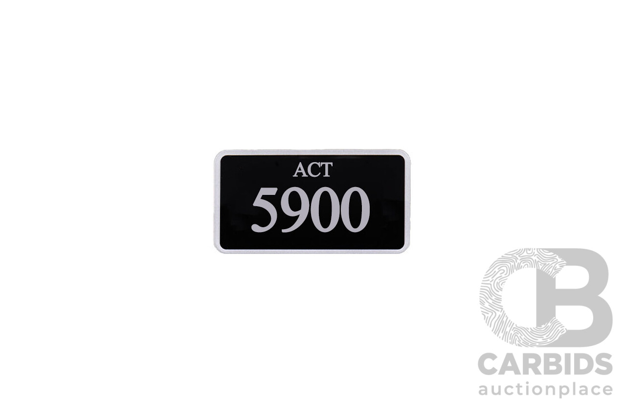 ACT 4-Digit Number Plate - 5900