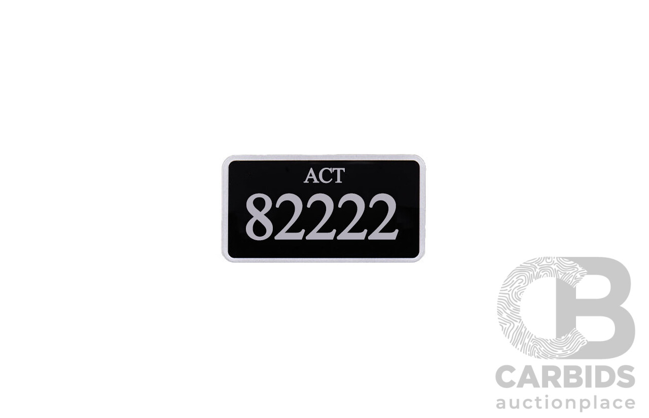 ACT 5-Digit Number Plate - 82222