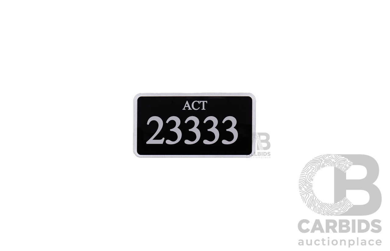 ACT 5-Digit Number Plate - 23333