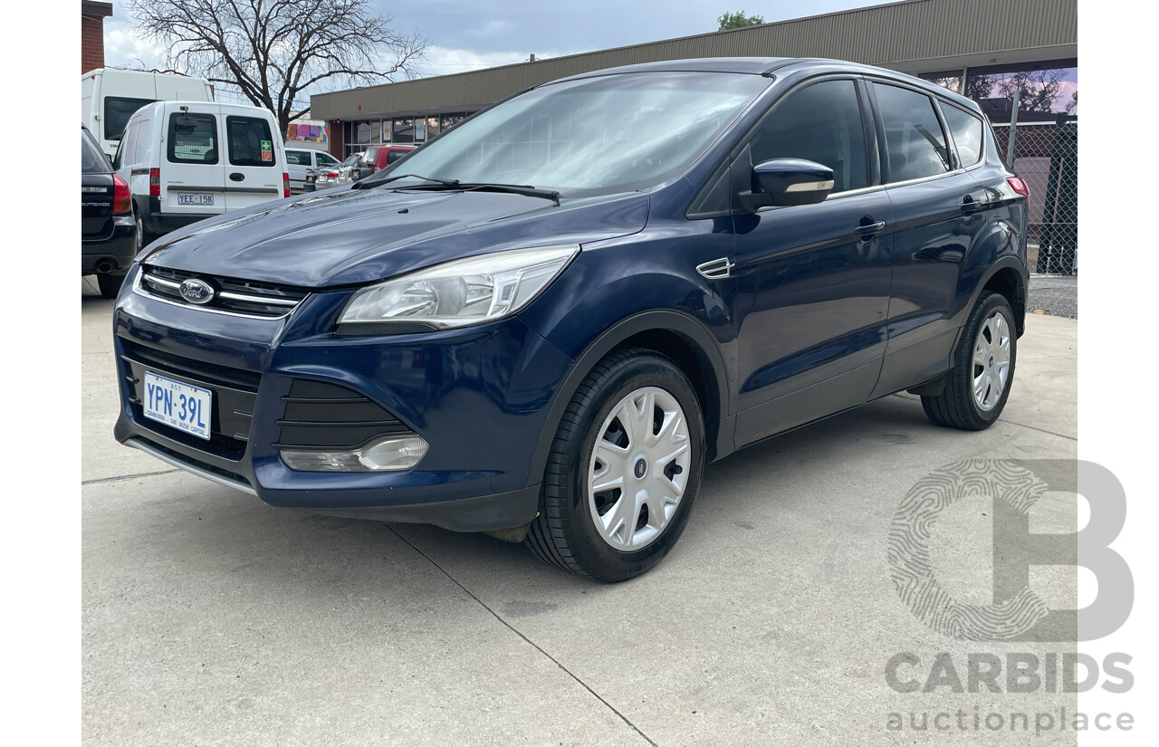 4/2013 Ford Kuga Ambiente (awd) TF 4d Wagon Blue 1.6L