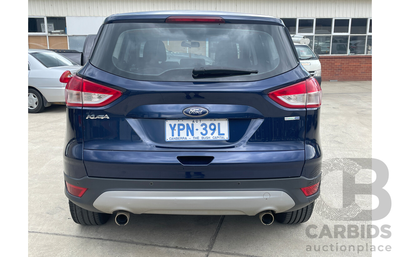 4/2013 Ford Kuga Ambiente (awd) TF 4d Wagon Blue 1.6L