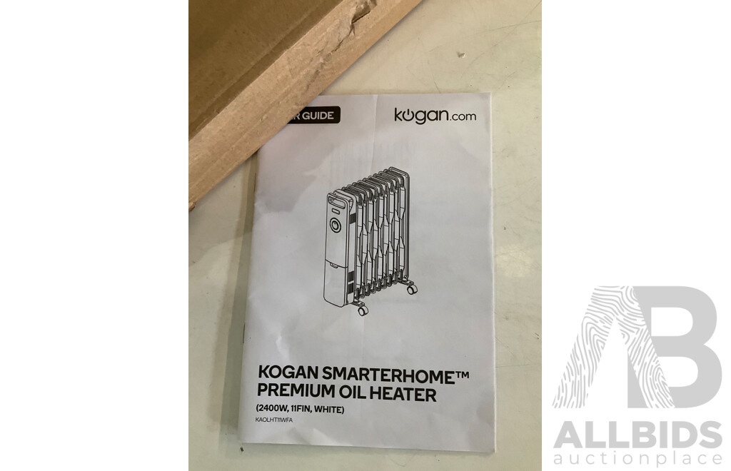 KOGAN Premium 2.4kW 11 Fin Oil Column Heater - Estimated ORP $159.99