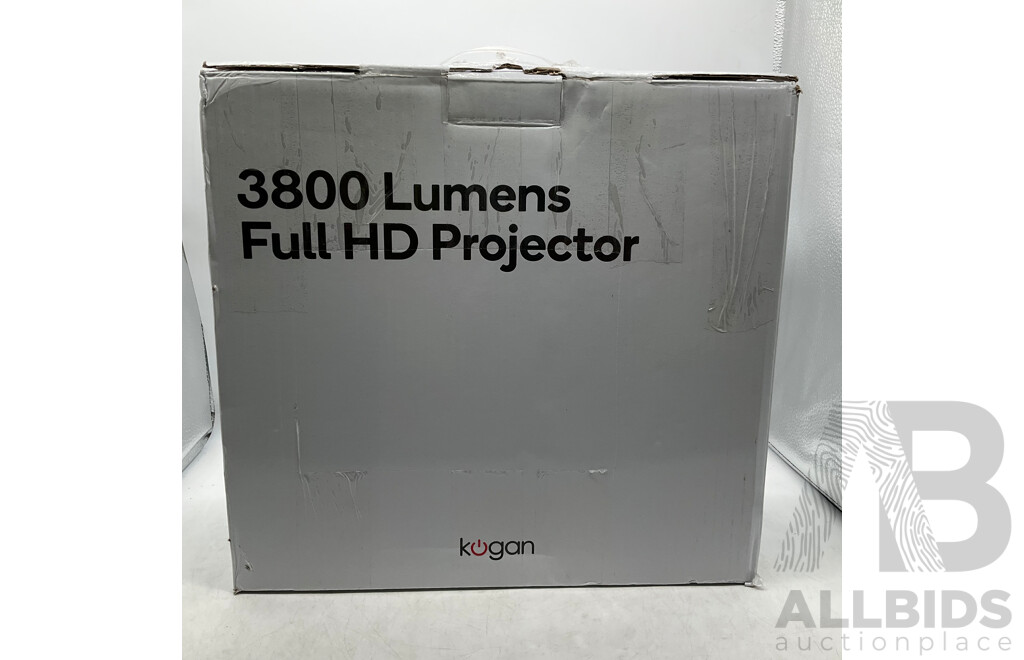 KOGAN 3800 Lumens Full HD Projector (F500) - ORP $149.00