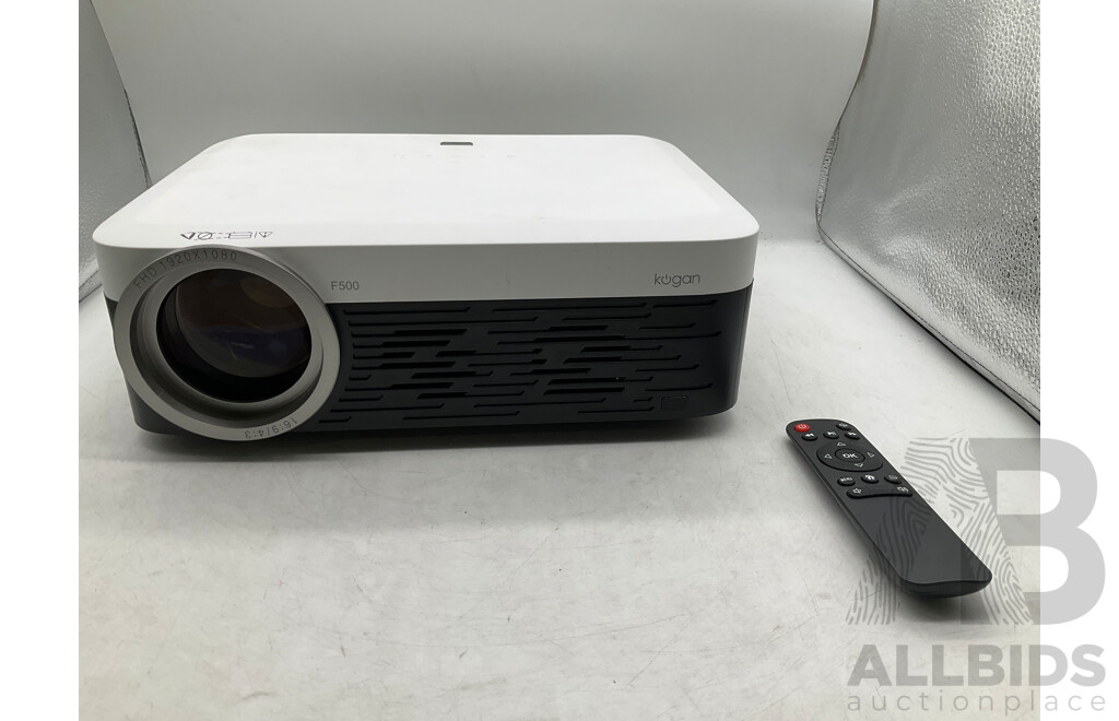 KOGAN 3800 Lumens Full HD Projector (F500) - ORP $149.00