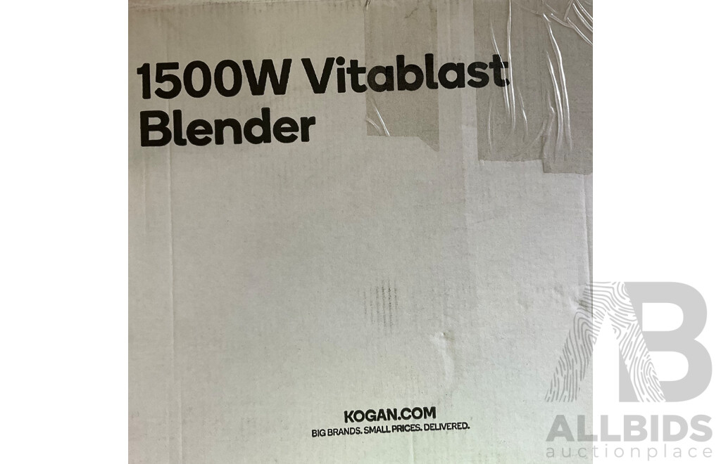 KOGAN 1500W Vitablast Blender & Espresso Coffee Machine - Lof of 2 - Estimated Total ORP $218.00