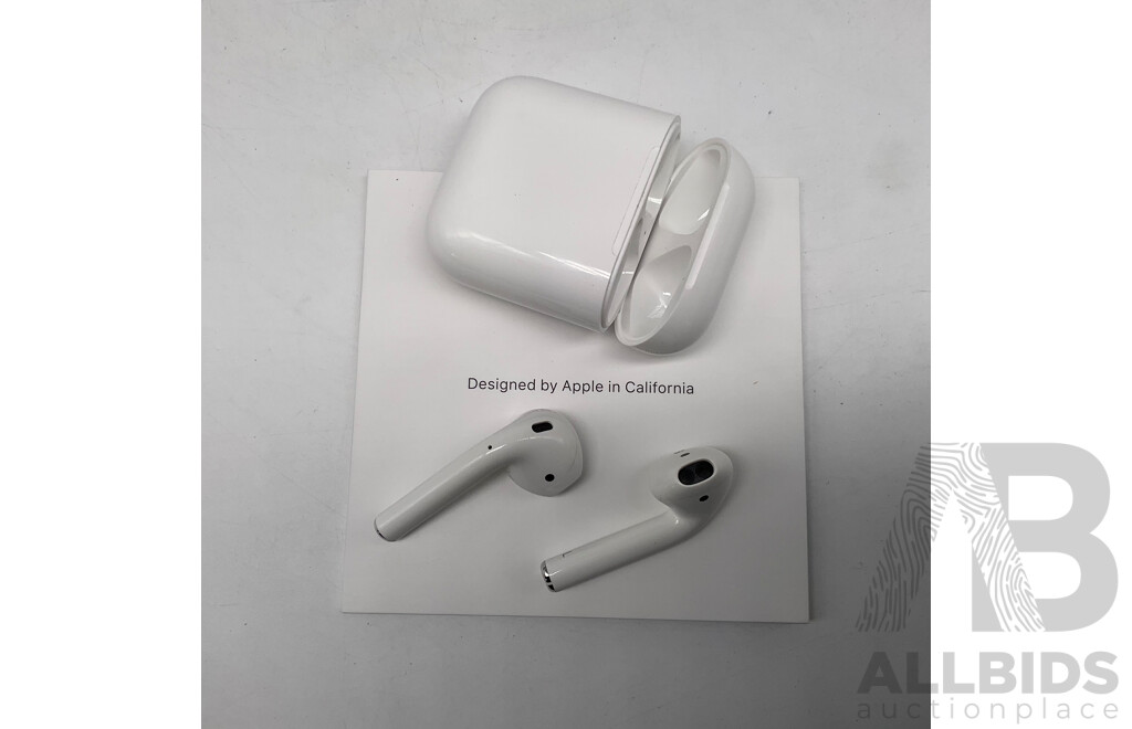 APPLE (MV7N2ZA/A) AirPods With Charging Case [2nd Gen]- ORP  $189