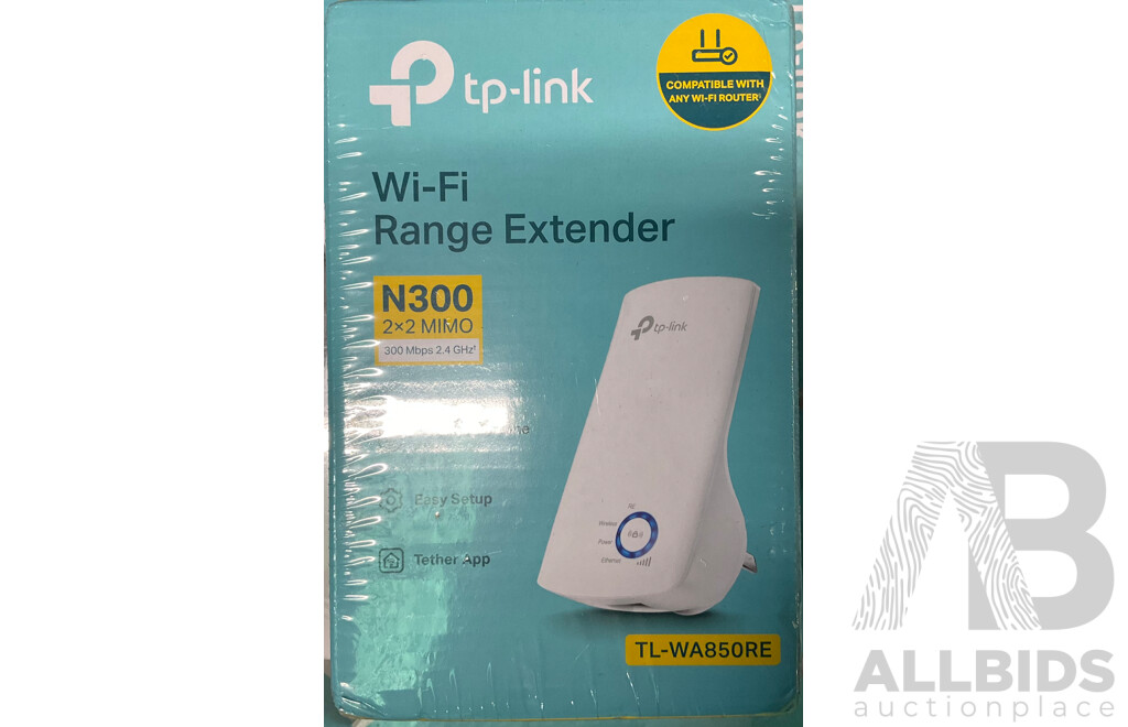 TP LINK 3G/4G Wireless N Router & WiFi Rang Extender -Lot of 2 - ORP $109.00