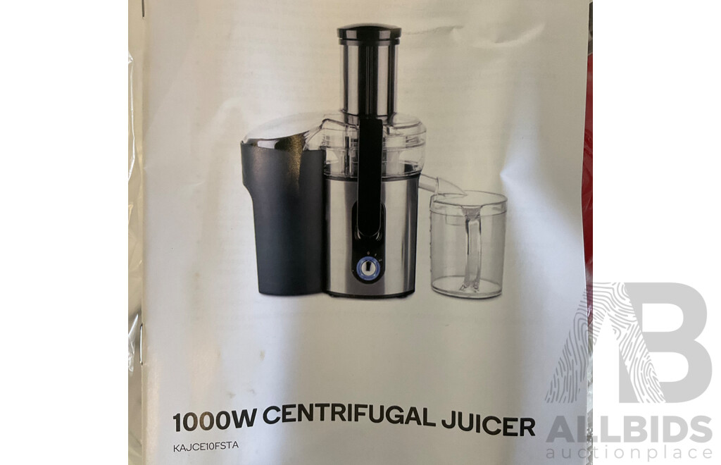 KOGAN 12 in 1 Multi-Cooker & 1000W Centrifugal Juicer- Lot of 2 - Estimated Total ORP $189.00