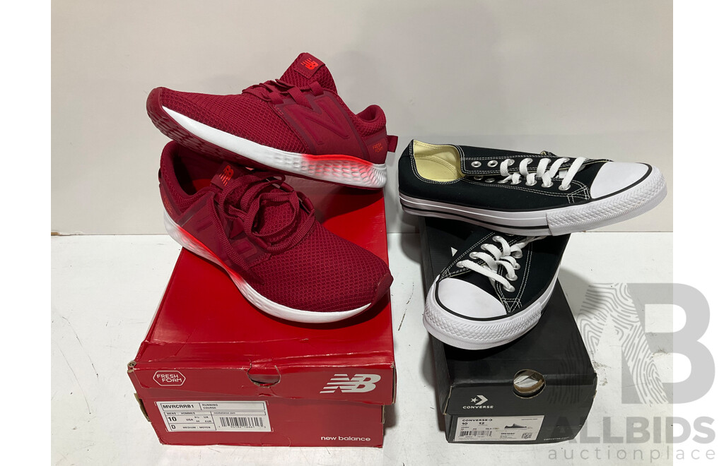 CONVERSE, NB Mens Shoes Size 10 - Estimated ORP $299.99
