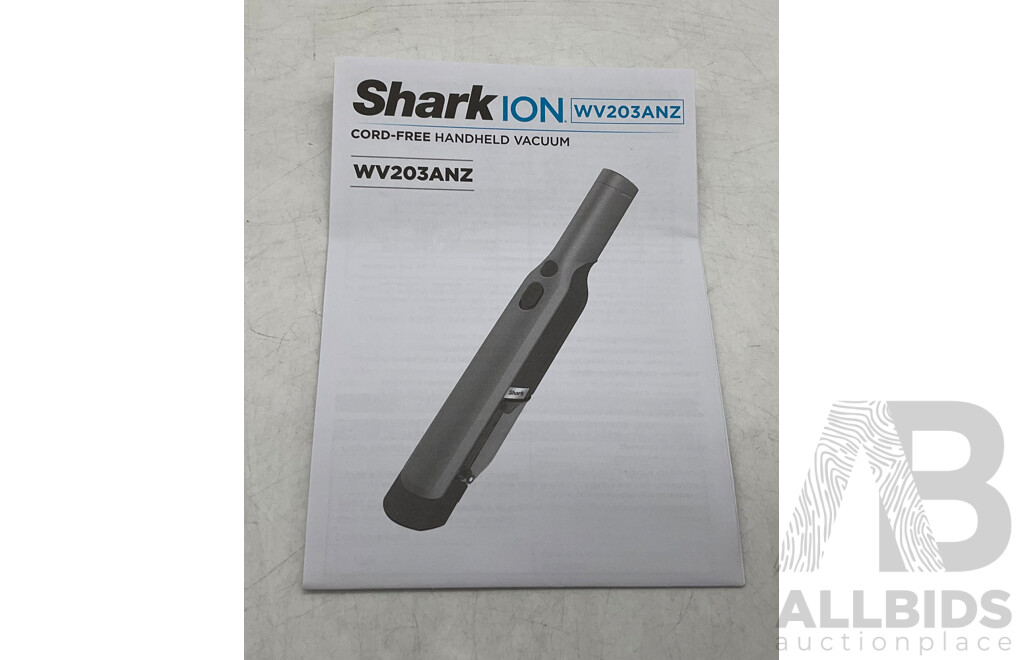 SHARKION (WV203ANZ) Cord-Free Handheld Vacuum - ORP $229.99