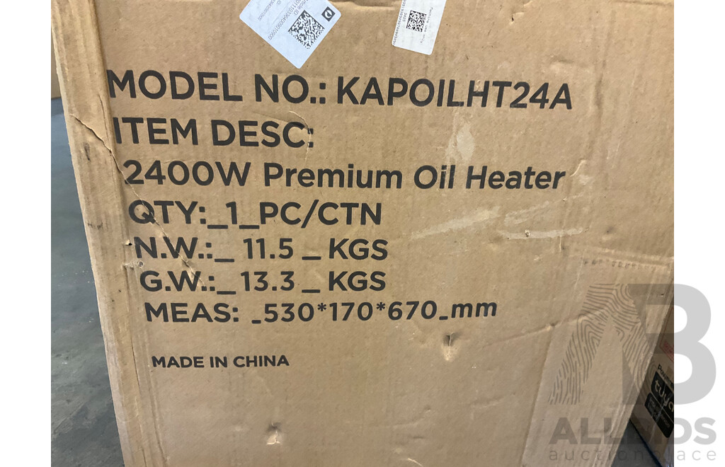 KOGAN Premium 11Fin Oil Heater (2400W) - ORP $129.00