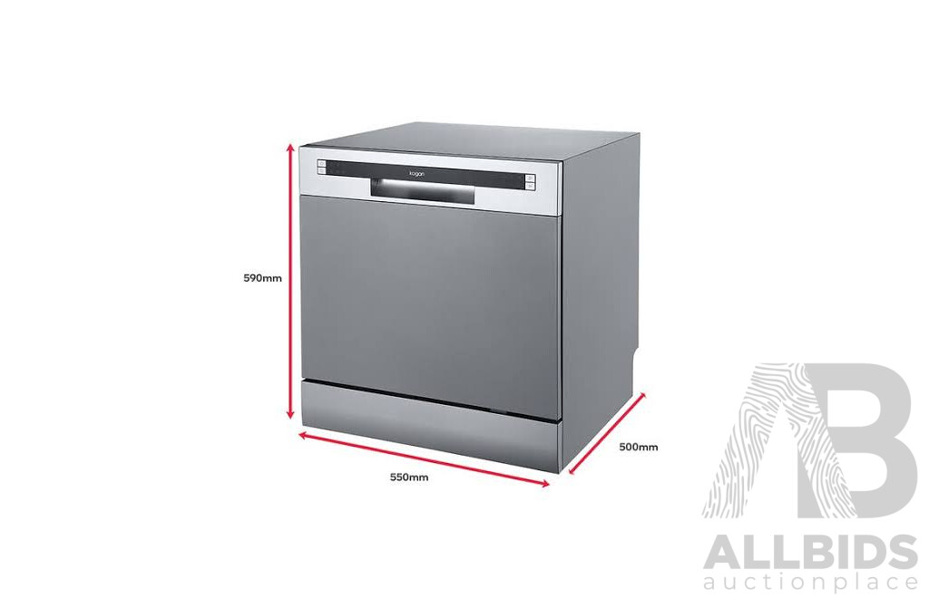 KOGAN Benchtop Dishwasher (8 Place Settings) - ORP $599.00