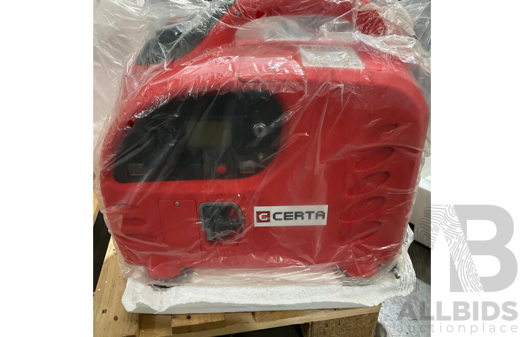 CERTA 3.5KVA Portable Inverter Generator CTINV35GENA - ORP $999.00