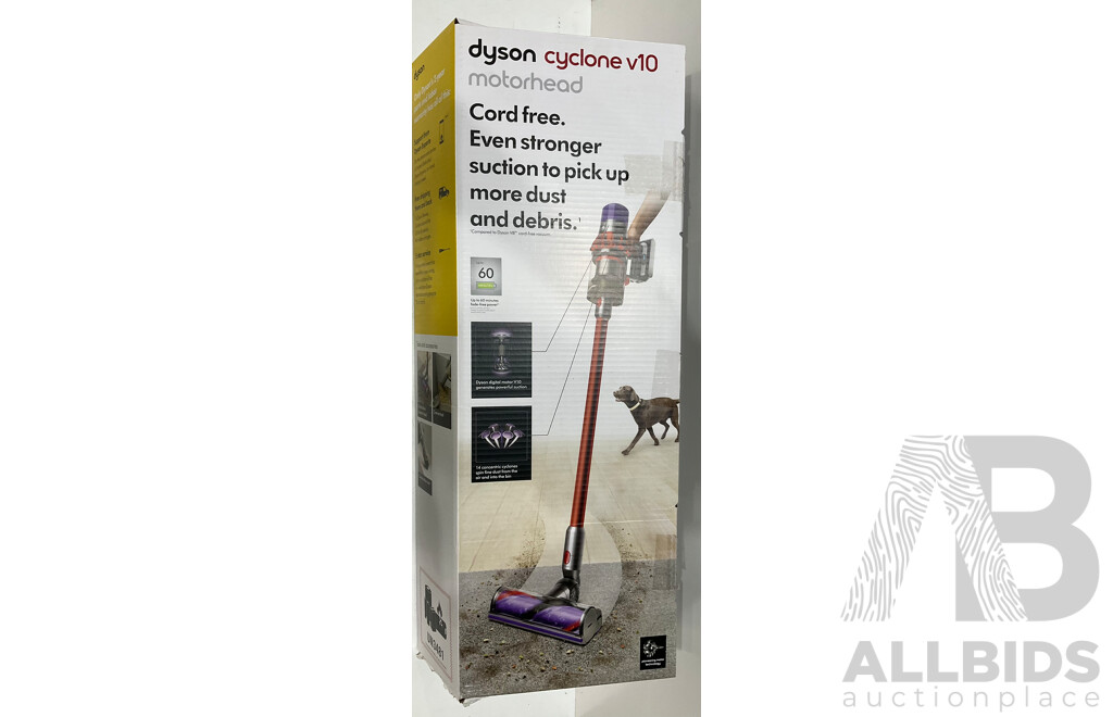 DYSON Cyclone V10 Motorhead Cordless Handheld Vacuum Cleaner - ORP $889