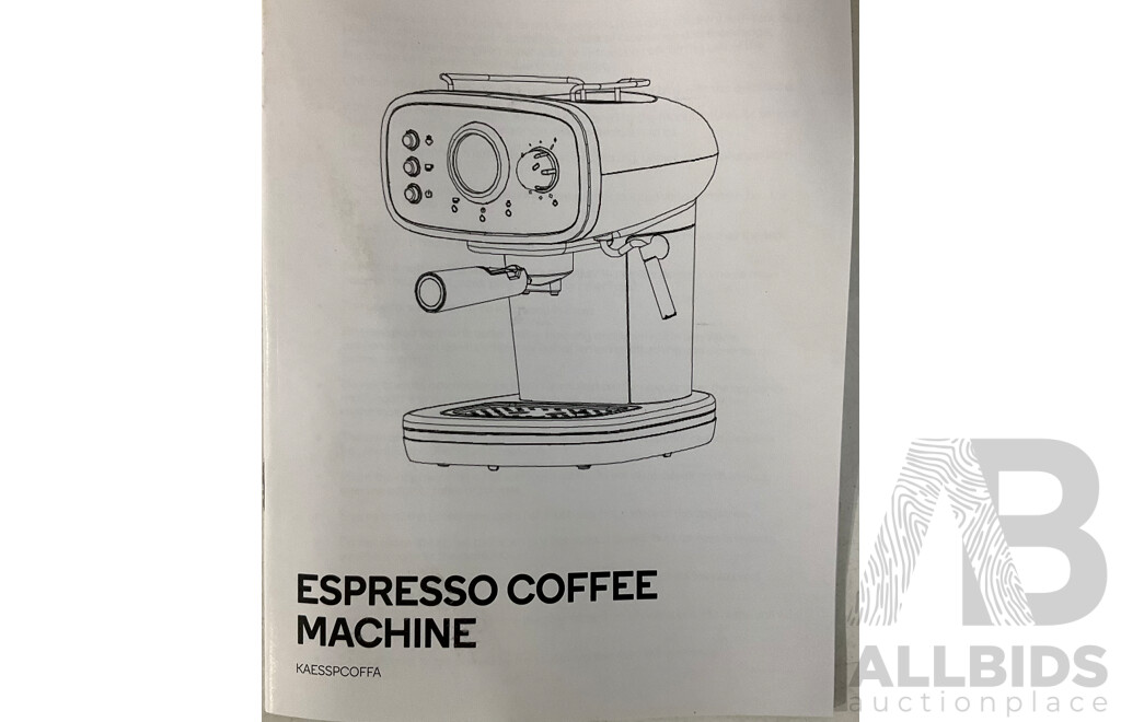 KOGAN Espresso Coffee Machine - ORP $99.00