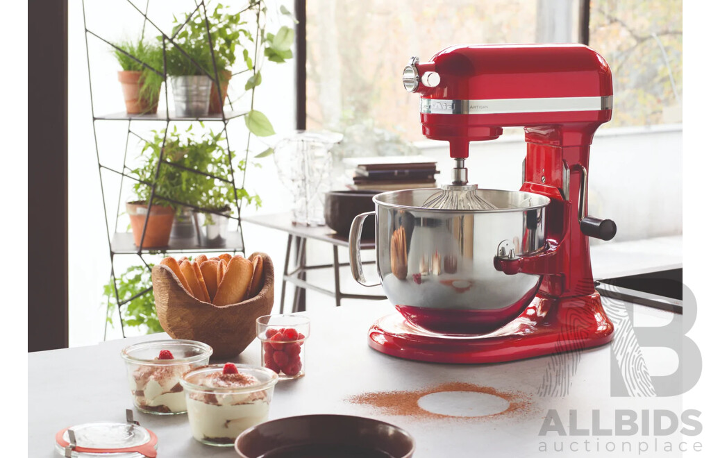 KITCHEN AID 6.9L Stand Mixer RED - Estimated ORP $1299