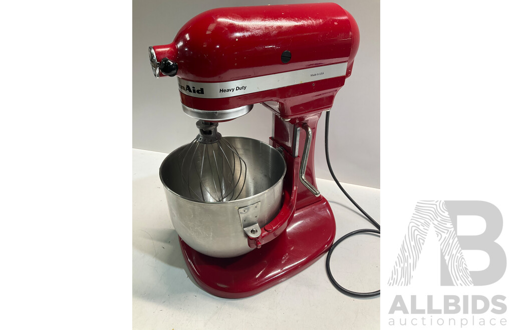 KITCHEN AID 6.9L Stand Mixer RED - Estimated ORP $1299