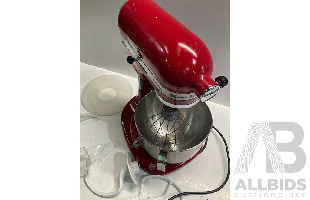 KITCHEN AID 6.9L Stand Mixer RED - Estimated ORP $1299