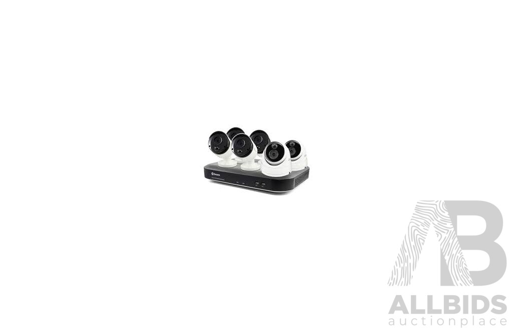 SWANN (SWDVK-849804B2D) 5MP 8 Channels HD Security System With 2TB HDD and 6 Cameras - ORP $599.00