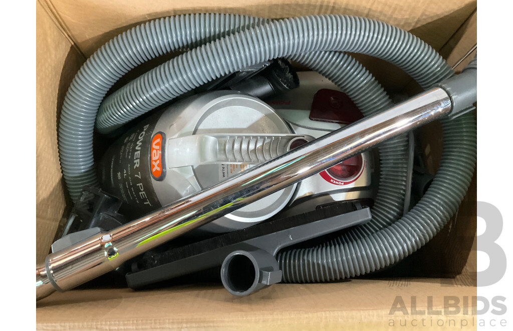 ASSORTED Vacuums, Box of Retail Return Vacuums