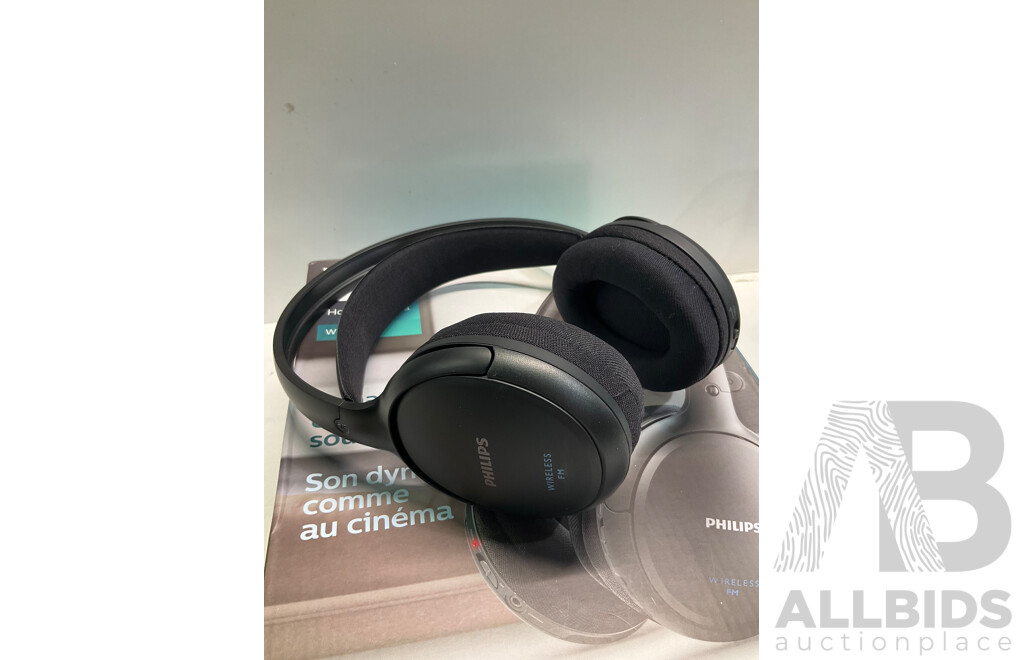 PHILIPS SHC5200 Gully Rechargeable Wireless Headphones - Estimated ORP $149.90