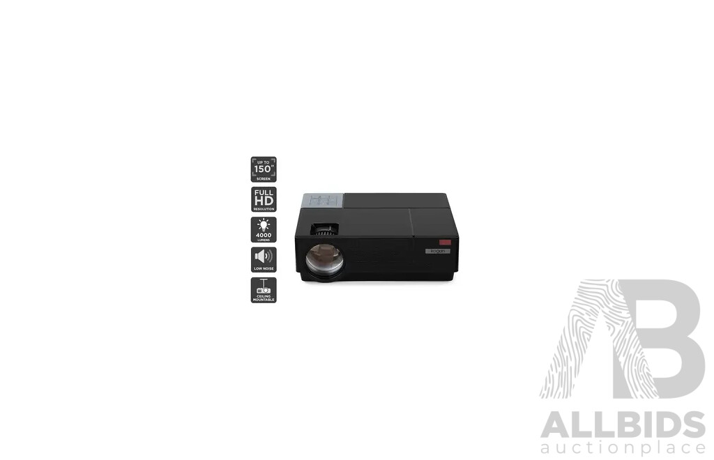 Kogan (KAF600PRXA) 4000 Lumens Full HD Projector - ORP $449.99