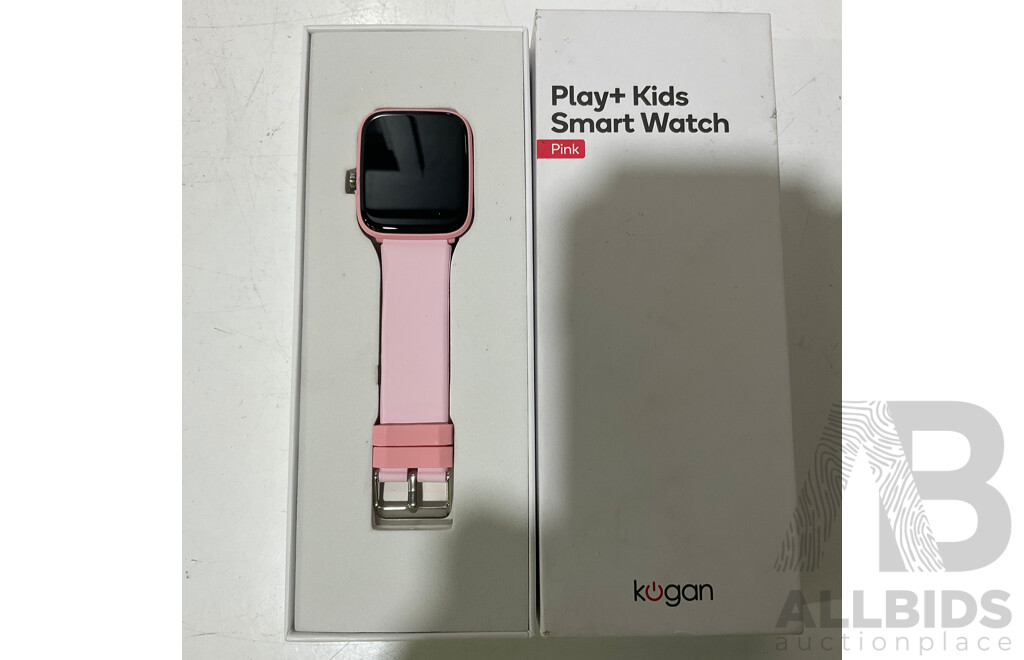 KOGAN Active +Smart Watch, Play+ Kids Smart Watch and Assorted Childrens Items  - LOT of 4 - Total ORP $175.98