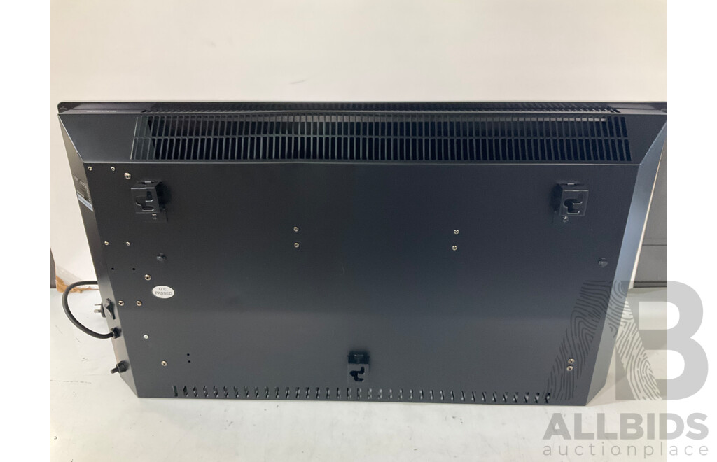 KOGAN SmarterHome™ 2.4kW Smart Glass Panel Heater (Black) - ORP $179.00