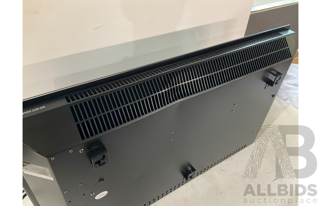 KOGAN SmarterHome™ 2.4kW Smart Glass Panel Heater (Black) - ORP $179.00