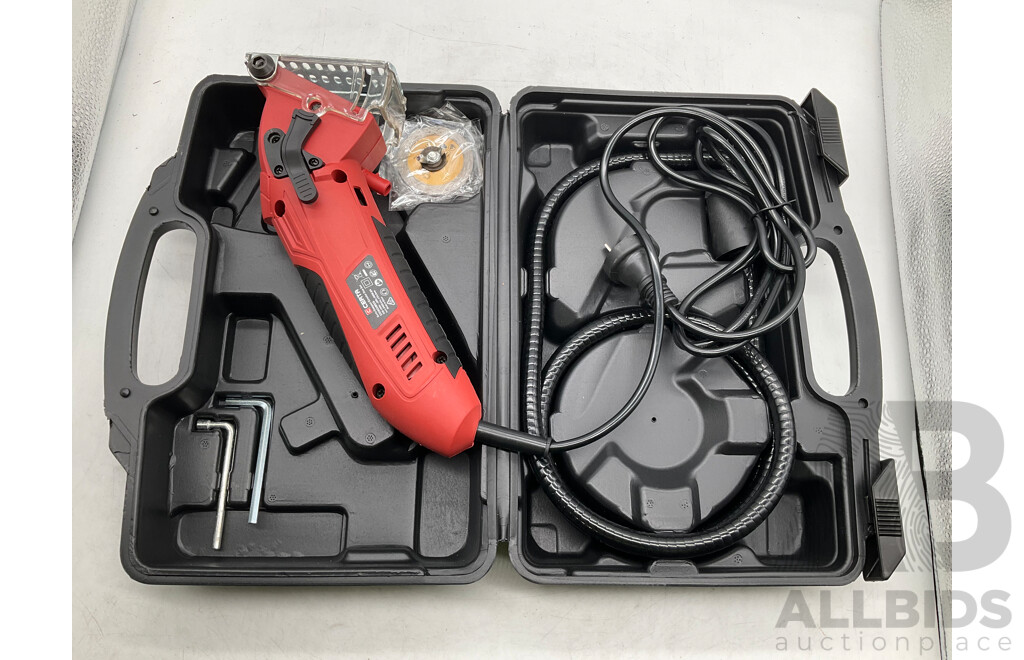 CERTA Compact Circular Saw Set, RAZER Deathadder Essential Mouse, KOGAN 29.6V Battery and Assorted Items - Lot of 7 - Estimated ORP $250.00