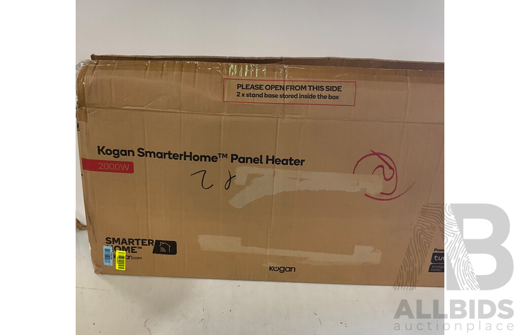 KOGAN (KAHTP20BLKWA) SmarterHome Panel Heater - Estimated ORP $199.99