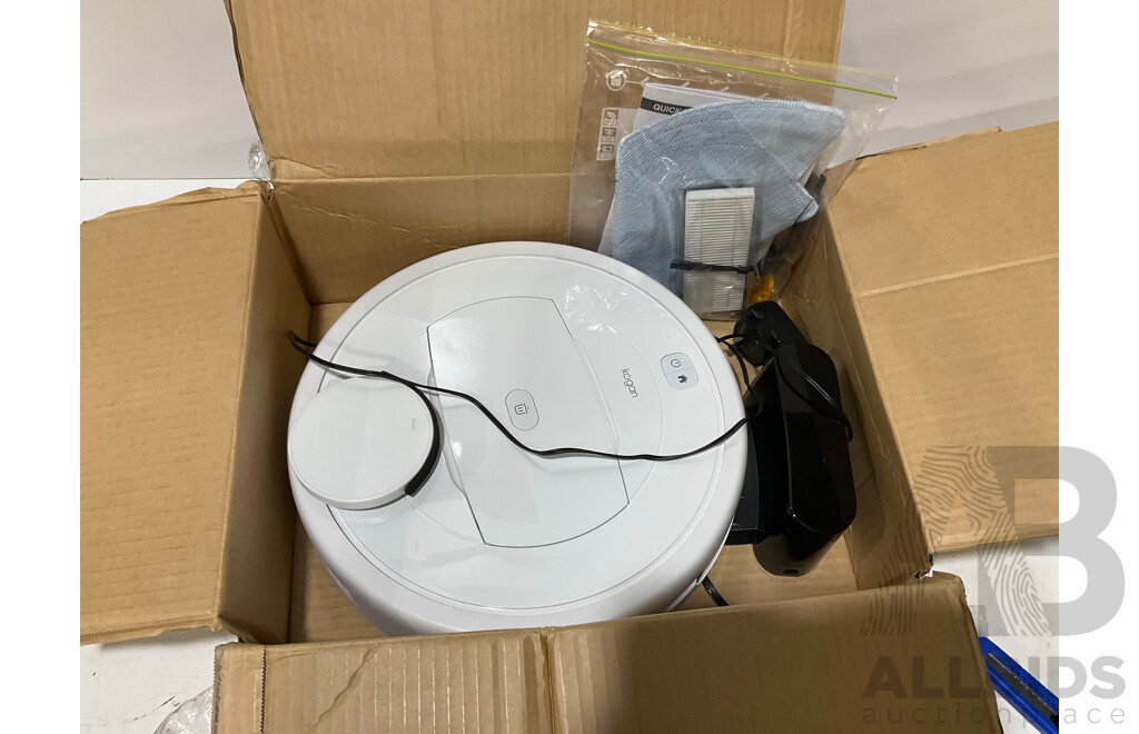 KOGAN SMARTER HOME LX8 ROBOT  VACUUM CLEANER WITH MOPPING FUNCTION (KAVACRBLX8AB0671) - Estimated ORP $299.99