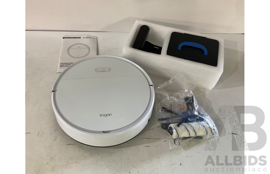 KOGAN (KAVACRBG60A) SmarterHome G60 Robot Vacuum Cleaner With Mopping Function - Estimated ORP $299.99