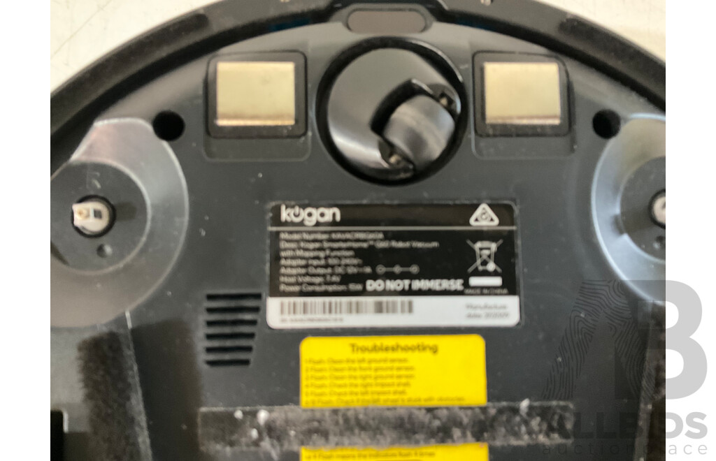 KOGAN (KAVACRBG60A) SmarterHome G60 Robot Vacuum Cleaner With Mopping Function - Estimated ORP $299.99