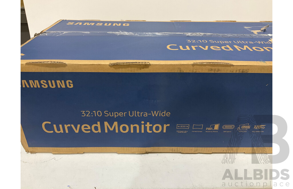 SAMSUNG (C43J890DKE) 43 Inch  32:10 Super Ultra-Wide Curved Monitor