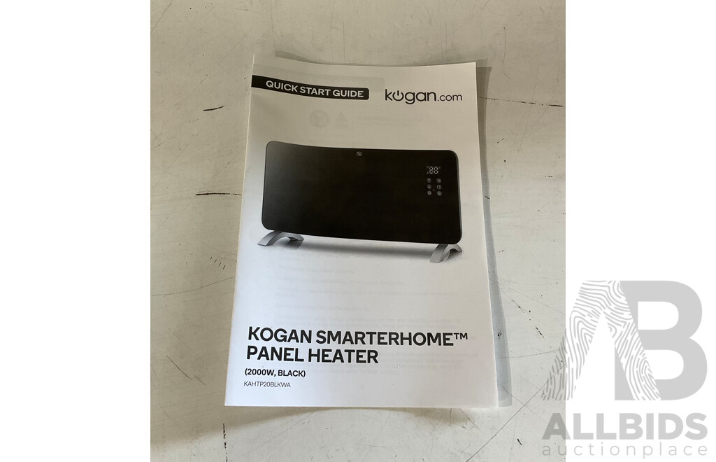 KOGAN (KAHTP20LKWA) SmarterHome Panel Heater 2000W - ORP $149.99