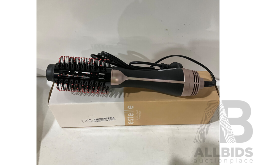 KOGAN 14-in-1 Multifunction Pressure Cooker / ESTELLE Hot Air Hair Dryer & Volumizer Brush - Lot of 2 - Estimated ORP $249.99