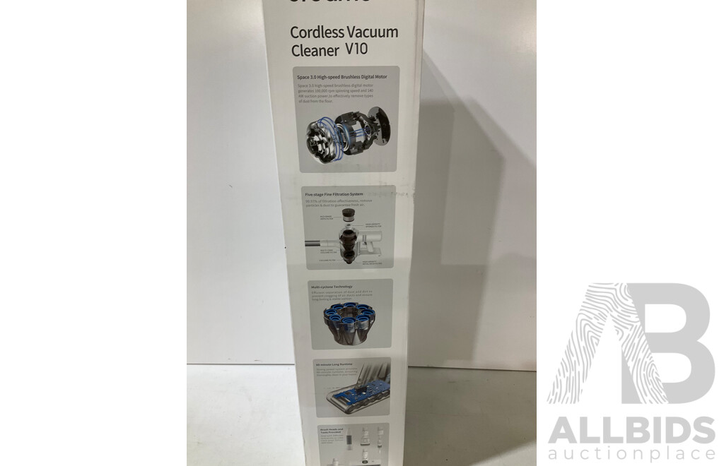 DREAME (VVN3) Cordless Vacuum Cleaner V10 - Estimated ORP $259.99