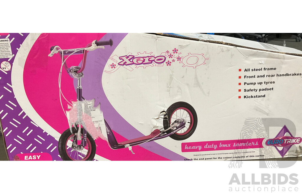 eurotrike xero 12 bmx scooter