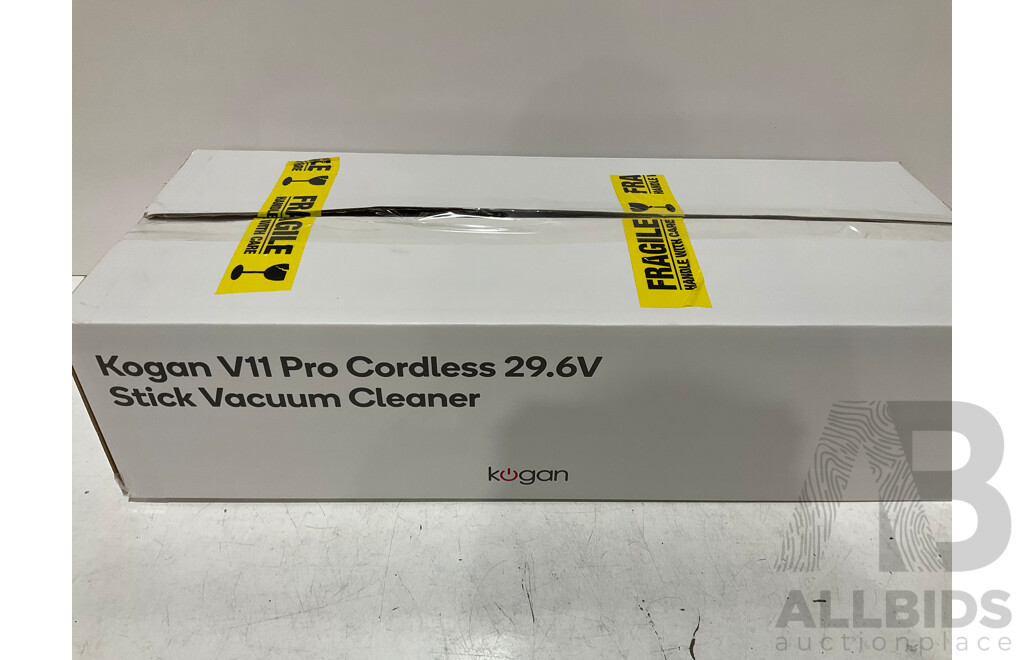 KOGAN V11 PRO CORDLESS STICK VACUUM CLEANER - Estimated ORP $199.99